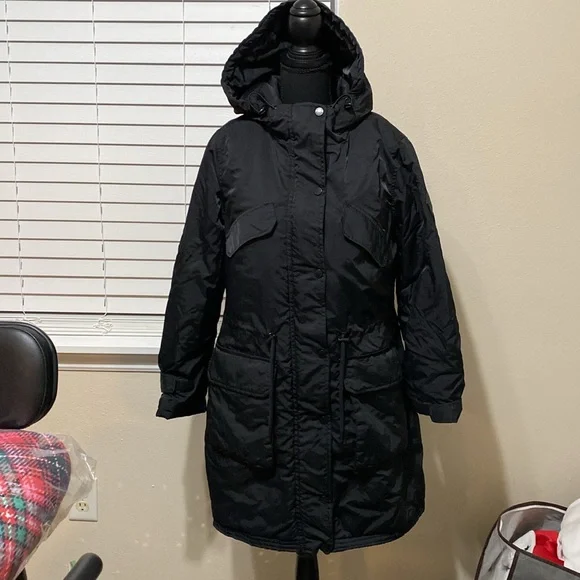 Steve Madden puffer black coat - Picture 2 of 10